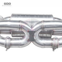 Système d'échappement Catback en acier inoxydable poli miroir haute performance SDO pour Audi R8 V10 5.2L 2016-2024 avec silencieux