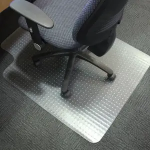 Tapis de chaise de bureau pour animaux de compagnie pour plancher en bois dur, tapis de chaise transparent pour plancher dur