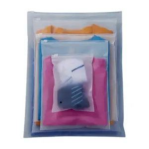 Plastic HDPE Zipper Bags Free Design Ziplock Bag Storage Socks Package Clear Plastic Customizable Wholesale Factory Packaging
