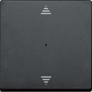 Per Modulo a pulsante SCHNEIDER ELECTRIC System M 1-Gang MTN625514 con interruttori a bilanciere e stampa freccia su/giù, colore antracite - Product Image 1