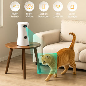 Caméra intelligente pour animaux <span class=keywords><strong>de</strong></span> compagnie avec 360° °   Rotation et lancer <span class=keywords><strong>de</strong></span> friandises, OEM/ODM pour les distributeurs <span class=keywords><strong>de</strong></span> produits pour animaux <span class=keywords><strong>de</strong></span> compagnie - Product Image 2