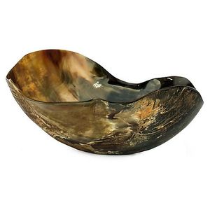 Cuenco rústico de cuerno de búfalo, artículo tradicional para servir en la mesa de comedor, decoración del hogar, diseño artesanal. - Product Image 6
