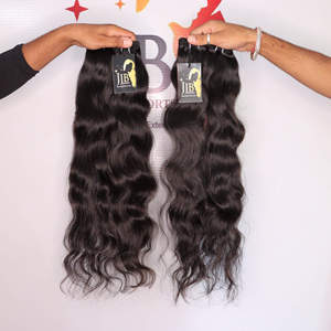 Proveedores de Cabello Humano Virgen Indio de Alta Calidad, Paquetes de Cabello Humano Rizado, Cabello Humano Indio Liso y Rizado Natural - Product Image 2