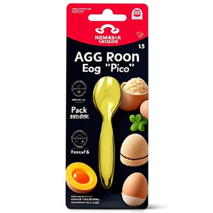 <b>Egg</b> Spoon 'Pico' Pack of 6-GNALI & ZANI <b>Egg</b> Tools - Product Image 3