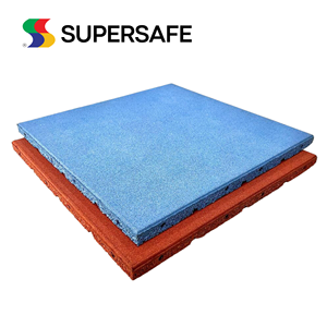 Best Selling Customizable Thickness EPDM <b>Rubber</b> Anti-Slip Flooring Tiles for Playground & Gym (15-100mm) - Product Image 2
