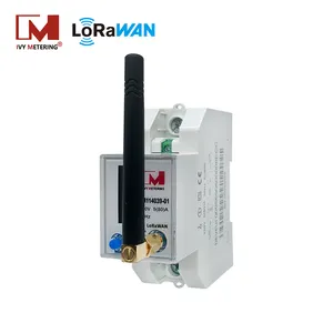 Compteur d'énergie électrique intelligent sans fil monophasé LoRa 868 915 923 mhz LoRaWAN pour système IOT