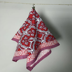 Servilletas Ligeras de Algodón Puro Teñido con Hilo Flora, el Mejor Regalo para Mujeres - Product Image 6