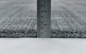 Alfombra Gabbeh de Lana Hecha a Mano, Color Gris Oscuro Plateado, Decoración Bohemia Rústica, Alfombra Grande para Piso, Hogar Acogedor 5056 - Product Image 2