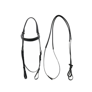 Bridons en cuir pour l'équitation, logo personnalisé, bridons de haute qualité, différentes tailles - Product Image 1