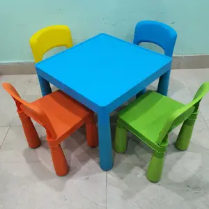 Популярный товар, пластиковый стол и стул для детей-подходит для детского сада-учебный стол для детей в различных цветах