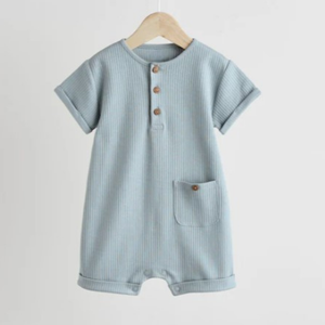 Mameluco de Algodón para Bebé, Tela Ecológica Suave de Primera Calidad, Ropa Infantil, Mameluco de Bebé en Línea, Algodón Orgánico Certificado - Product Image 1