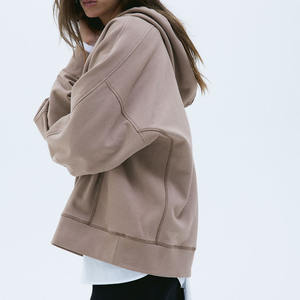 Taux d'usine à la mode 2025 hiver surdimensionné femmes sweats à capuche et sweats/nouveau personnaliser Design élégant meilleurs sweats à capuche pour les femmes - Product Image 3