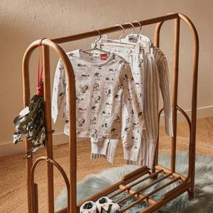 Porte-vêtements en rotin naturel fait main de la meilleure qualité pour adultes et enfants, porte-vêtements portable, décoration de la maison - Product Image 3