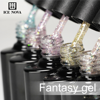 ICE NOVA Fantasy Gel Gel d'extension de haute qualité 26 couleurs Sparkle Acrylic Polygeling Build Gel disponible pour la conception de vos ongles