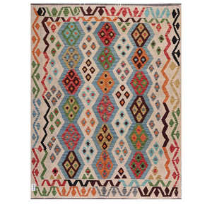 พรมกิลิมไมมาณา อัฟกานิสถาน ขนาด 198 x 157 ซม. ชุดพรมปูพื้น - Product Image 1