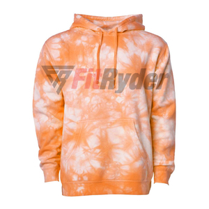Sweat à capuche unisexe 100% coton tie-dye uni, écologique, avec logo, séchage rapide, respirant, tricoté pour l'hiver, personnalisable, vente en gros - Product Image 3