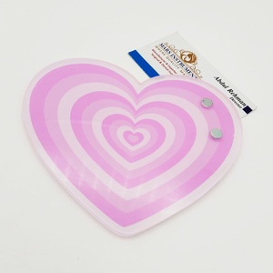 Injerto de pestañas Soporte de azulejo de pestañas Herramienta de belleza acrílica a prueba de polvo Ecológico Durable en forma de corazón - Product Image 1