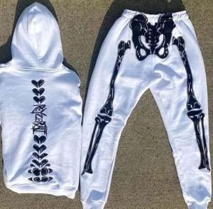 ชุดวอร์มผ้าคอตตอนมีฮู้ดสำหรับผู้ชาย, ชุดวอร์มผ้าคอตตอนมีเชือกผูกให้ความอบอุ่นเป็นมิตรต่อสิ่งแวดล้อมสำหรับใส่วิ่งจ๊อกกิ้งไซส์ใหญ่พิเศษพิมพ์ลายพื้น - Product Image 6