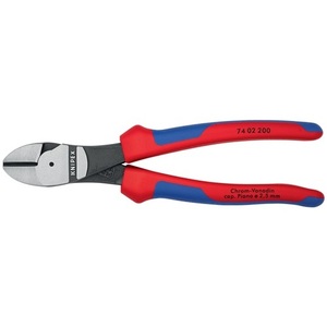 KNIPEX 200 mm Heavy-Duty Polished Side Cutters Form 0 <b>Kitchen</b> <b>Scissors</b> with Multi-Component Handles - Product Image 3
