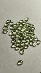 Cabujón de amatista verde de 4mm de alta calidad, piedra de cuarzo Natural para fabricación de joyas, precio al por mayor, piedra de corte de amatista Natural - Product Image 3