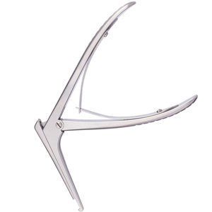 Poinçon d'os coupant le dessus réutilisable non stérile de 3.3mm Kerrison poinçon de haute qualité 140 mm 5.12 \ "large acier de neurochirurgie - Product Image 4