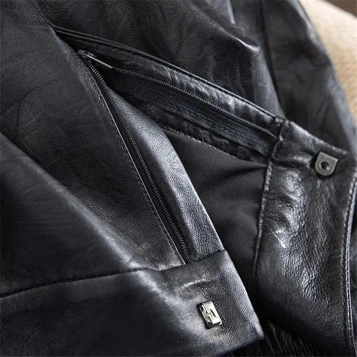 Street Wear Black PU Leather Pants Women Pocket Elastic Waist Lantern Vintage Autumn Winter Ankle-Length Trousers Z982