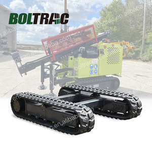 Bánh xích 0.5 đến 5ton theo dõi khung gầm cao su bánh xích khung gầm theo dõi khung gầm - Product Image 6