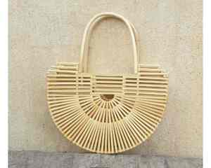 กระเป๋าไม้ไผ่สไตล์เวียดนามคลาสสิกพร้อมกระเป๋าไม้ไผ่ที่มีรูปร่างไม่ซ้ำใครเหมาะสำหรับชุดชายหาดสวมใส่สบายๆและผู้ซื้อส่งออก - Product Image 5