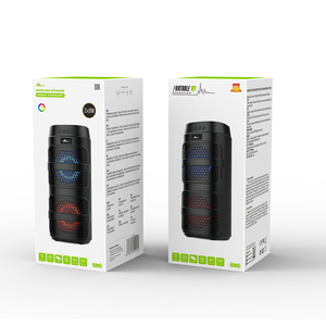 HOME Digitalome SPA-125 2x8W <b>Mini</b> Wireless <b>Speaker</b> RGB LED Lighting <b>Bluetooth</b> Aux Communication DC Microphone TF Card Plastic - Product Image 2