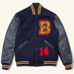 Veste universitaire Jean personnalisée 100% coton à manches longues vêtements pour hommes Streetwear veste en jean personnalisée - Product Image 1