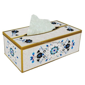 Boîte à mouchoirs en bois de luxe la plus vendue pour la maison, l'hôtel et le mariage Boîtes à mouchoirs de décoration de table - Product Image 1