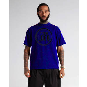 เสื้อยืดผู้ชาย SnowElve ทรงโอเวอร์ไซส์ ผ้าฝ้าย 100% แฟชั่นทรงหลวม คอกลม สไตล์สตรีทแวร์ แขนสั้น เสื้อยืดพื้นฐานเรียบง่าย - Product Image 6