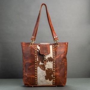 Haute qualité réel fait à la main cheveux cacher fourrure cuir soirée fourre-tout sacs femmes nouveau élégant Portable été sacs à bandoulière côté glands - Product Image 1