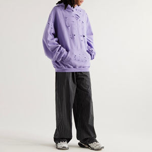 เสื้อฮู้ดผ้าฟลีซผ้าฝ้าย100% วินเทจปรับแต่งได้ - Product Image 2