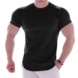 T-shirt tricoté en cachemire à col rond de haute qualité pour hommes Style de loisirs surdimensionné à manches courtes en gris blanc bleu-grandes tailles - Product Image 3