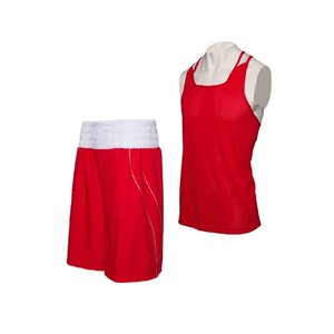 Uniformes de boxeo al por mayor lisos con camisetas de entrenamiento uniforme de Kick Boxing personalizado a la moda - Product Image 2