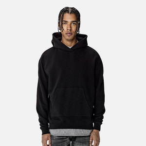 Wholesale Men's Curved Hem <b>Longline</b> Gym 100% Cotton Pullover <b>Hoodie</b> Custom Logo OEM Fitness Winter - Product Image 1