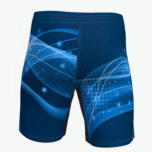 Venta caliente personalizado artes marciales desgaste de secado rápido gimnasio corto Grappling hombres MMA corto hecho en Pakistán - Product Image 4