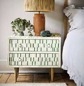 Luxury Bone Inlay Console <b>Stools</b> and Ottomans Modern Home Decor <b>for</b> Kitchen Dining Timeless Elegant Bone Inlay Exquisite <b>Sale</b> - Product Image 1