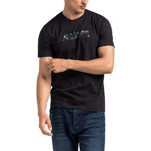 T-shirt à manches courtes unisexe 100% en coton de haute qualité en gros Logo personnalisé imprimé uni Vintage grande taille Jersey vierge pour hommes - Product Image 1