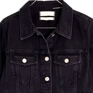 Chaqueta vaquera clásica de mujer con diseños personalizados, chaqueta vaquera de lujo de talla grande y alta calidad - Product Image 5