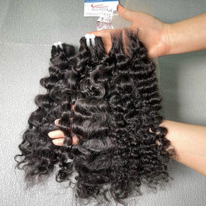 Extensiones de Cabello Virgen Remy Vietnamita 100% Natural de Alta Calidad, Súper Doblemente Tramado a Máquina, Cabello Rizado Birmano Grande - Product Image 4