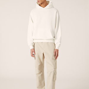 Hevyweight Loopback 450GSM มีฮู้ดทรงบ็อกซี่ไหล่ว่างเปล่ากำหนดได้เอง - Product Image 3