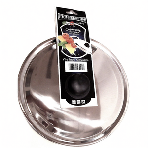 Tapa de Cocina de Acero Inoxidable Cromado Pulido de 32 cm para Cocinas - Product Image 2