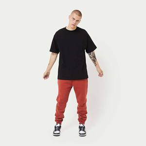 Camiseta personalizable de 100% algodón, ropa de calle clásica de gran tamaño para hombre, logotipo personalizado, tela de punto lisa en blanco y pesada - Product Image 3