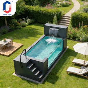 อ่างอะคริลิค สระว่ายน้ำกลางแจ้ง สปา สระว่ายน้ำเป่าลม อุปกรณ์สระว่ายน้ำ เครื่องทำความร้อน ปั๊มกรองน้ำ สระว่ายน้ำสำหรับครอบครัว สระว่ายน้ำในสวนหลังบ้าน - Product Image 3