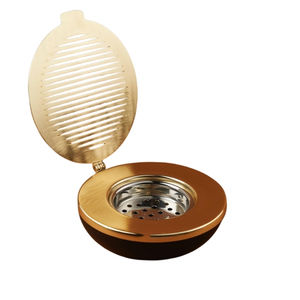 Brûleur d'encens en métal de qualité supérieure de nouveau design avec Base en bois Bakhoor brûlant un brûleur d'encens élégant fabriqué à la main - Product Image 4