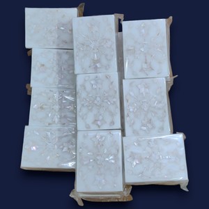 Fabricant indien de boîtes à bijoux en marbre incrusté de nacres blanches de haute qualité n ° 1 coffrets cadeaux de qualité Thanksgiving Ready Ship - Product Image 1
