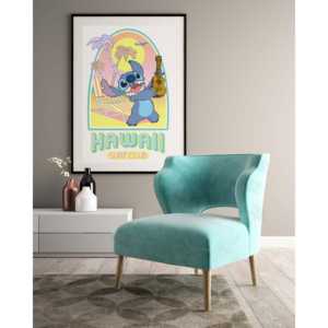 Póster Moderno de Stitch del Club de Surf de Disney Hawaii, Arte de Pared de Madera para Oficina, Celebración de Cumpleaños - Product Image 6