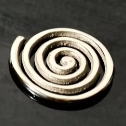 Posavasos en espiral elegantes, alfombrillas Juego de 4 metálicas para bebidas, diseño moderno para el hogar, oficina, Bar y decoración de mesa, posavasos PREMIUM - Product Image 2